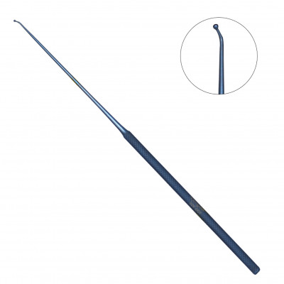 Rhoton Ball Dissector 40 Degree Angled 4mm 7 1/2`` Titanium