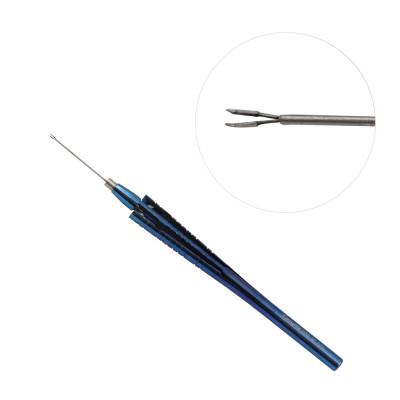 Retinal Ophthalmic Forceps Straight 2.5mm Jaw - 0.7mm Platform Titanium