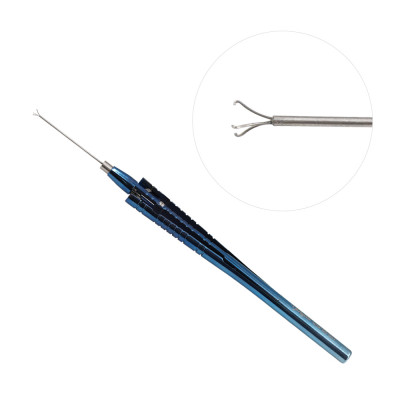 Retinal Ophthalmic Forceps 3 Claws Titanium