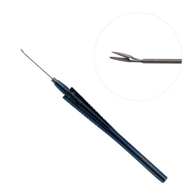 Retinal Ophthalmic Forceps Straight Blunt Tips Titanium