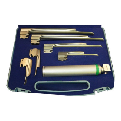 Miller Laryngoscope Set of 6 Blades 1 Standard Handle