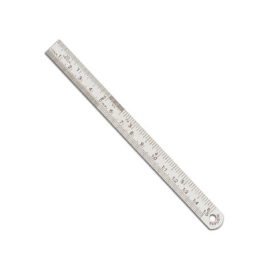 Ruler Flexible 6" Inch/mm Graduations