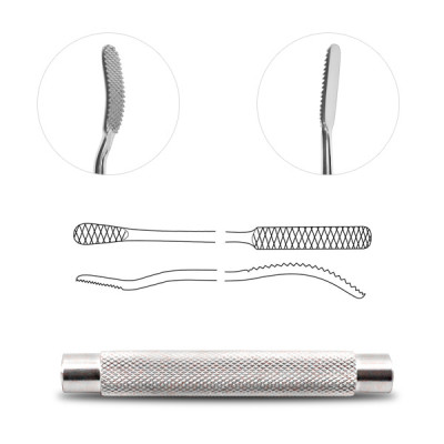 #2X Miller Colburn Bone File Cross-Cut