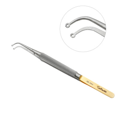 Suture Forceps Curved - Fine Touch Tissue Forceps 18cm - Tungsten Caribe