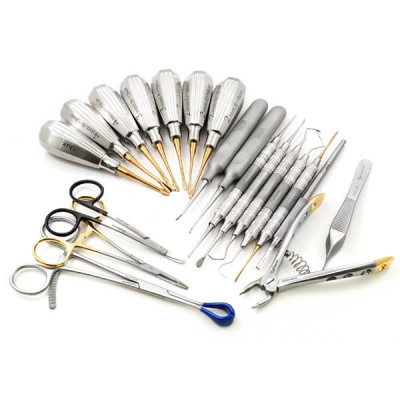 GV Dental Kit with Luxating Elevators - Micro Serrations