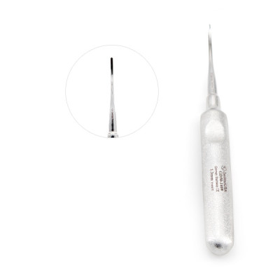Feline Luxating Root Elevator 1.3mm, Long Handle, Inside Curved