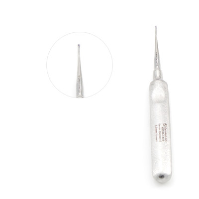 Feline Luxating Root Elevator 1.3mm 30G Long Handle, Back Curved