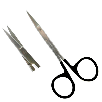 Iris Scissors Short 90mm Long (Stainless Steel), Disposable and Reusable  Animal Feeding Needles