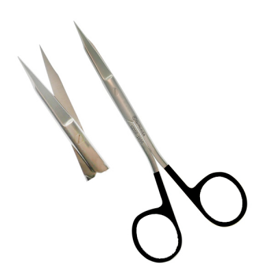 Goldman Fox Scissors SuperCut Curved Comfort Set Rings 13cm