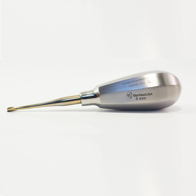 Winged Elevator 5mm Short Handle Gold