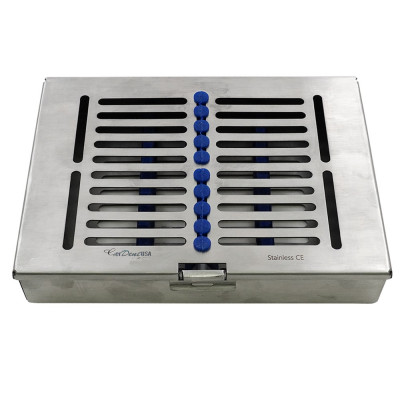 Sterilization Tray for Elevator Instruments Holds up to 12 Instruments
