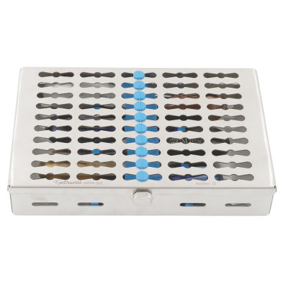 Sterilization Tray for Winged Elevator Holds up to 6 Elevators 5 1/2 inch x 7 inch x 1 3/4 inch