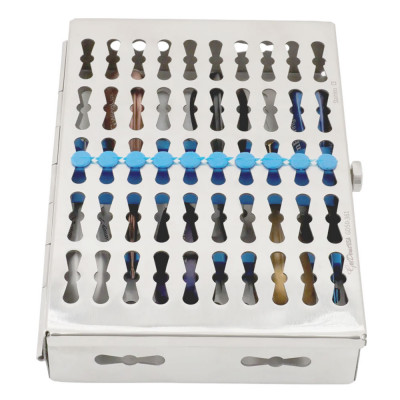 Sterilization Tray for Winged Elevator Holds up to 6 Elevators 5 1/2" x 7" x 1 3/4"