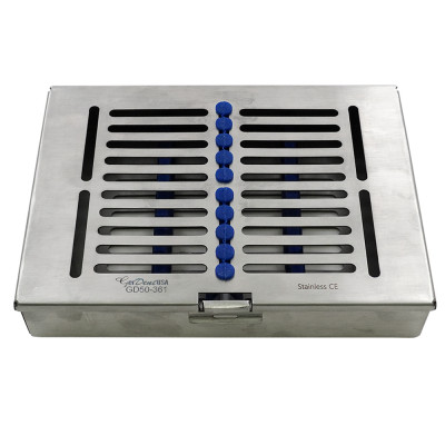 Sterilization Tray for Winged Elevator Holds up to 6 Elevators 5 1/2" x 7" x 1 3/4"