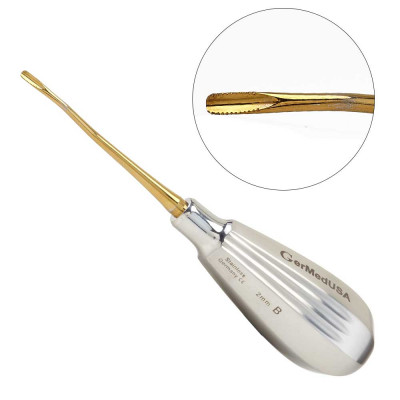 Glux Luxating Backward Angle 3mm Micro Serrated Tip Small Stubby Handle
