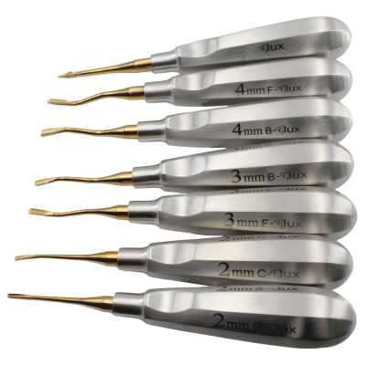 Glux Luxating Set of 7 having Standard Handle with Micro Serrated Tip