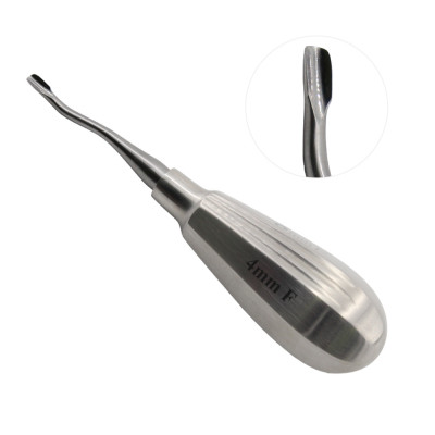 Winged Elevator 5`` Short Handle Tip 4mm Forward Angle