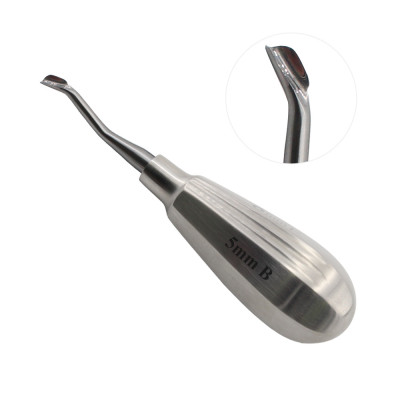 Winged Elevator 5`` Short Handle Tip 5mm Backward Angle