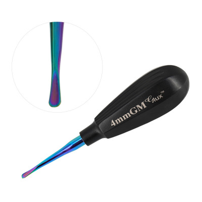 GLux Luxating Color Coated Rainbow Shaft 4mm Gun Metal