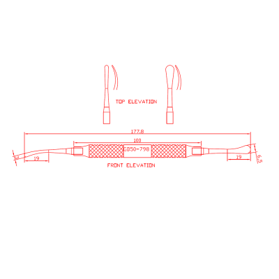 Freer Periosteal Elevator Double Ended Long Handle