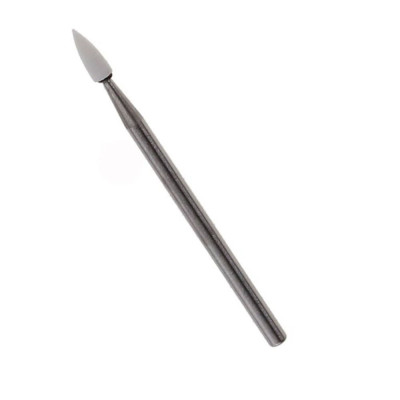 Dura-White Stones, FG, Flame, #025 (FL2), (Handpiece) White Pack of 5