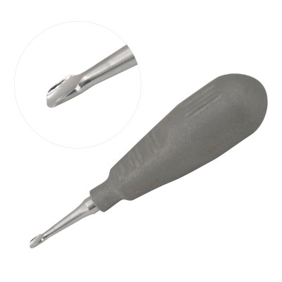 Winged Elevator Straight 4mm New XS Shaft Stubby Handle