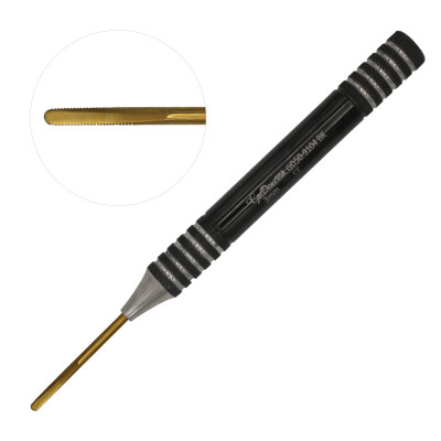 Flexible Periotome 3mm Micro Serrated with Black Pen Handle