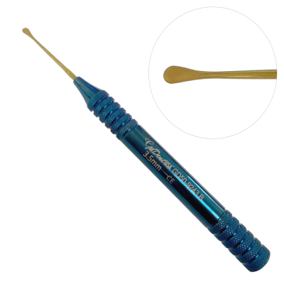 Flexible Periosteal Elevator 3.5mm with Pen Handle Blue Coated