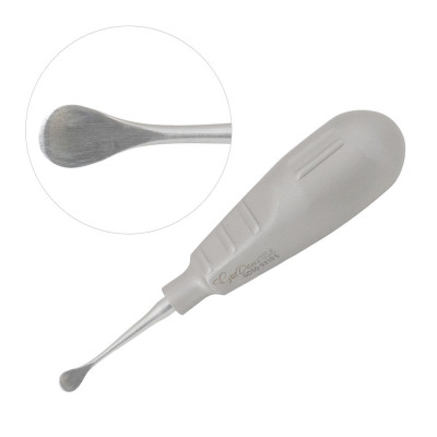 GerMed Periosteal Elevator 9D - 5.5mm Tip New Stubby Handle