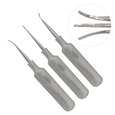 Glux Feline Luxating Root Set of 3 with 1.3mm Tip Having Mini Handle