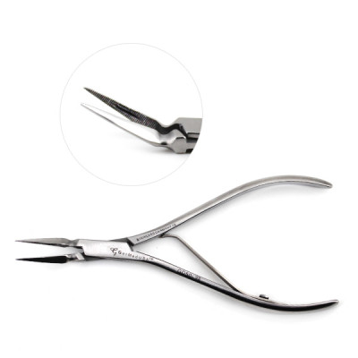 Root Fragment Forceps Angled 45°, 14.5cm