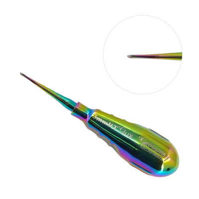 GLux Luxating Color Coated 3mm Rainbow Extra Small Rainbow Shaft New Handle