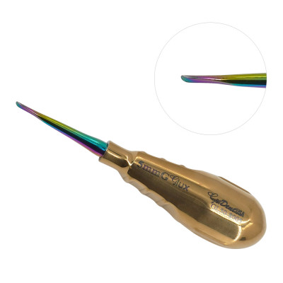 GLux Luxating Color Coated 5mm Gold Extra Small Rainbow Shaft New Handle