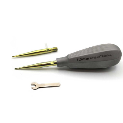Luxating Winged WingLux Removable Titanium Tip, 1.5mm