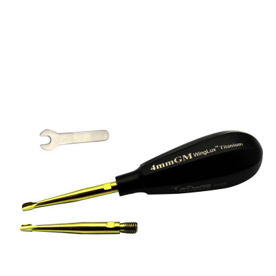 Luxating Winged WingLux Removable Titanium Tip, 4mm