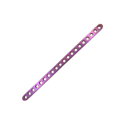Straight Locking Plates 113mm Length 6mm Width 20 Holes 2.0mm Screws - Purple