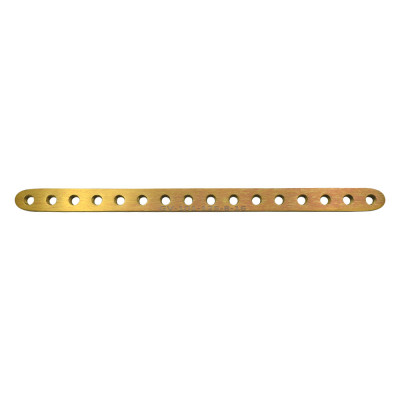 Straight Locking Plates 125mm Length 8.0mm Width 16 Holes 2.4mm Screws - Gold