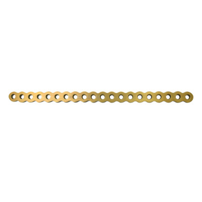 Reconstruction Locking Plates 133mm Length 8.0mm Width 20 Holes 2.4mm Screws - Gold