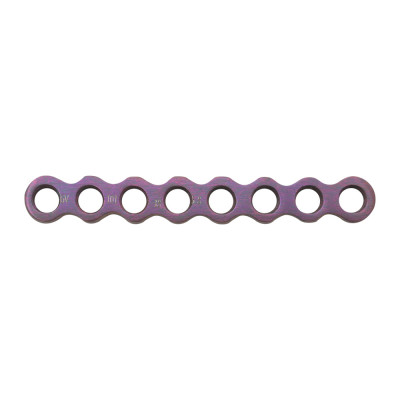 Reconstruction Locking Plates 38mm Length 5.0mm Width 8 Holes 1.5mm Screws - Purple
