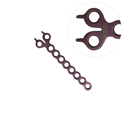 Tine Locking Plates 45mm Length 8 Holes