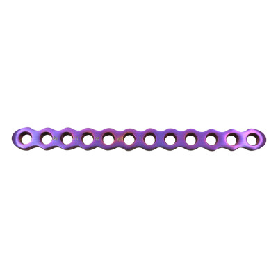 Reconstruction Locking Plates 68mm Length 6.0mm Width 12 Holes 2.0mm Screws - Purple