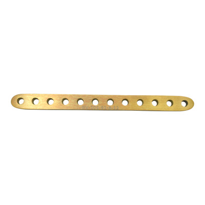 Straight Locking Plates 94mm Length 8.0mm Width 12 Holes 2.4mm Screws - Gold