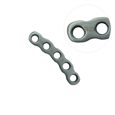 Curved Locking & Cortical Plates 30mm Length 7.8mm Width 5 Holes - Gray