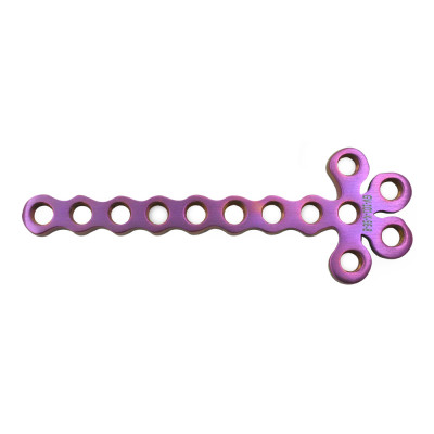 K Locking Plates 56mm Length 8 Holes 2.0mm Screws - Purple