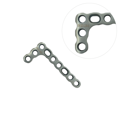 L Locking & Cortical Plates 39mm Length 9 Holes Left - Gray