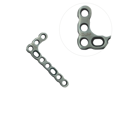 L Locking & Cortical Plates 39mm Length 9 Holes Right - Gray