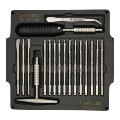 Advanced Bone Screwdriver Kit with Interchangeable Bits