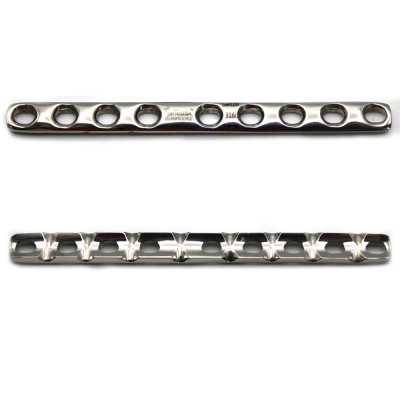 Swiss Style Compression Plate 84mm Length 8mm Width 2.5mm Thickness 10 Holes