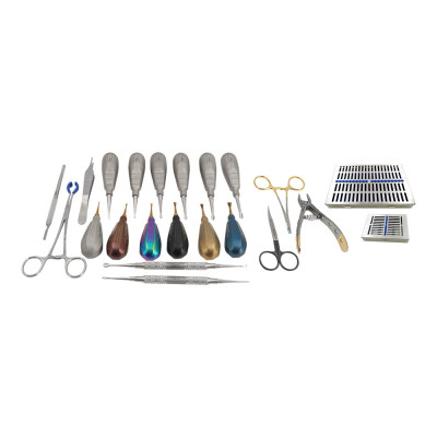 Dr. Bellows Extraction Kit with GLux Luxating Extra Small, WingLux, and Sterilization Cassette