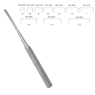 Hibbs Osteotome Curved 9 1/2"